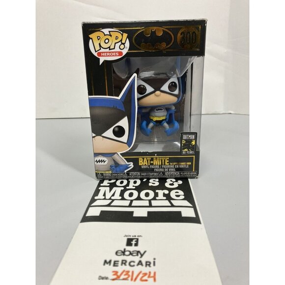 Funko Pop! Batman: Bat Mite 300 Vaulted Vinyl Figure W/Protector And Box Damage - Picture 1 of 16